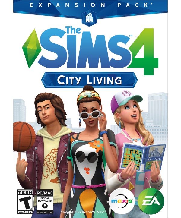 The Sims 4 - City Living DLC Origin / EA app Key EUROPE